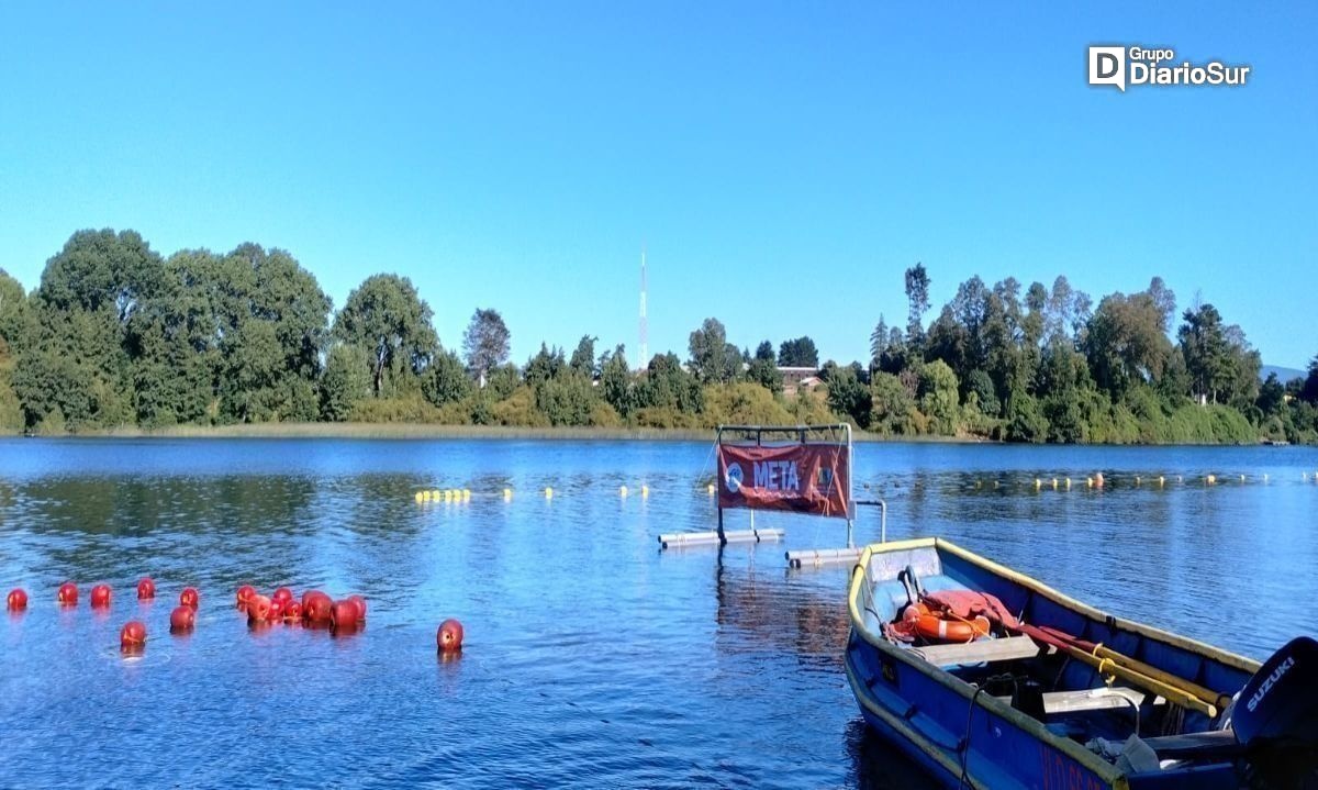 Nacional de natación "aguas abiertas" llega este fin de semana a Valdivia