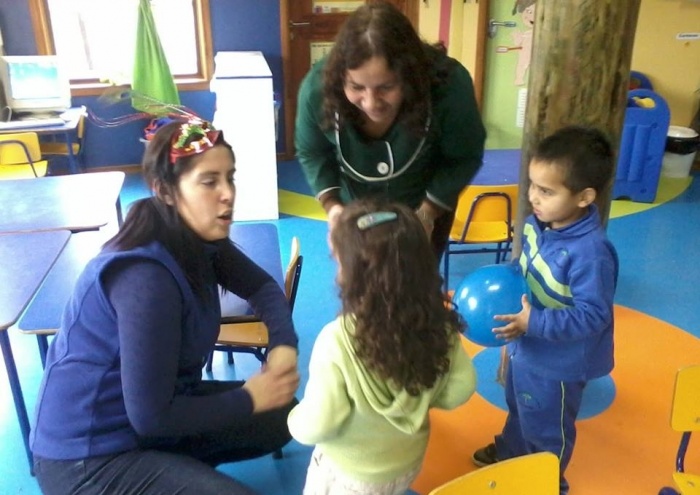 JUNJI celebró su aniversario visitando a niños y niñas de Pewma Pichiche en Itropulli