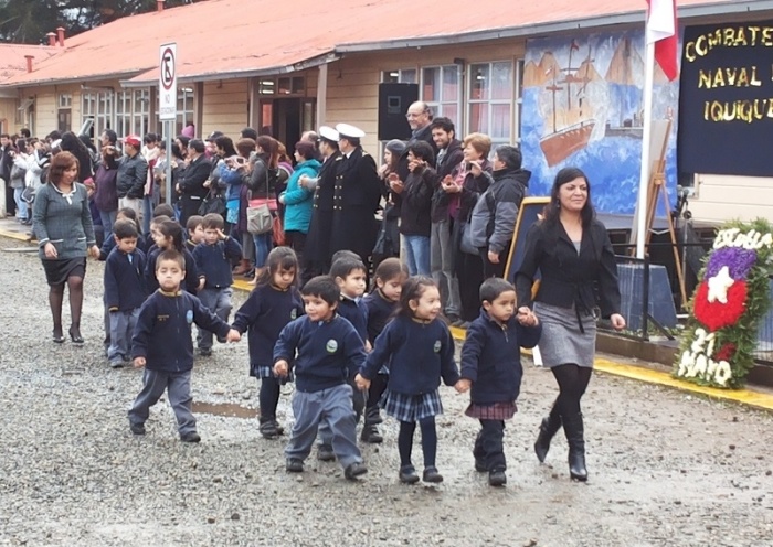 Escuela Rural 21 de Mayo hizo honor a su nombre con hermoso acto y desfile en Itropulli