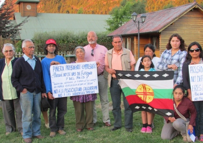Un grupo de organizaciones mapuche y sociales de Futrono, Lago Ranco y  Paillaco declaran vecino “no grato” a presidente Piñera