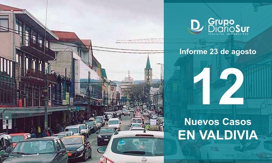 Valdivia registra su cifra más alta de contagios desde el 17 de julio