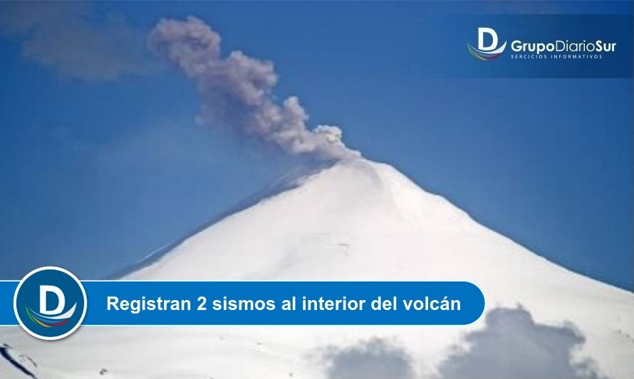 Alerta Amarilla por actividad del volcán Villarrica