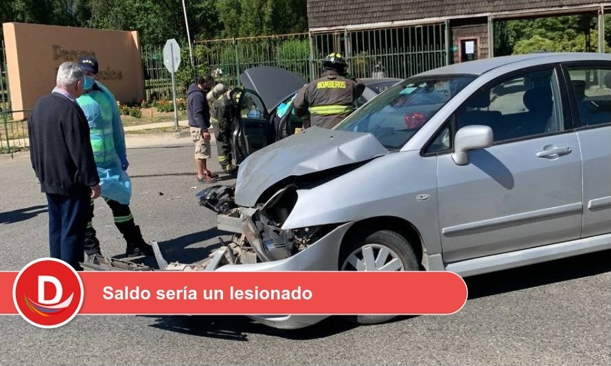 Reportan congestión vehicular en salida sur de Valdivia tras accidente de tránsito
