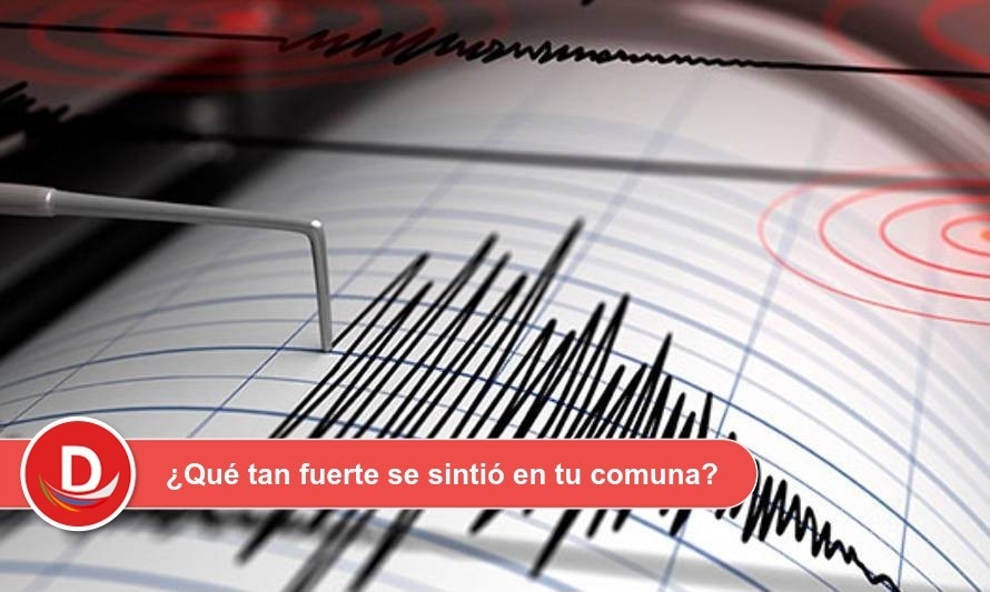 ÚLTIMA HORA: Largo y ruidoso temblor se percibió en Los Ríos 