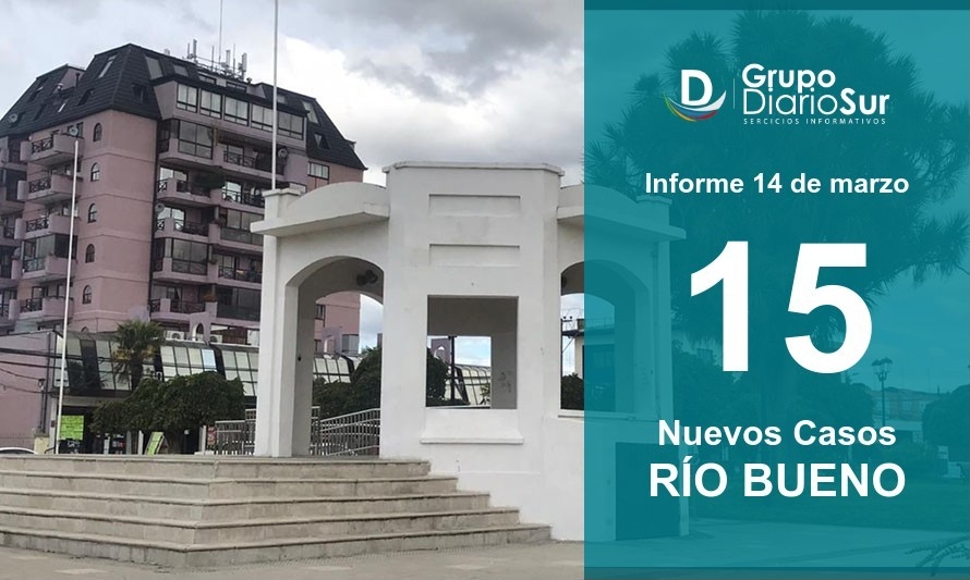 Río Bueno reportó 15 nuevos casos