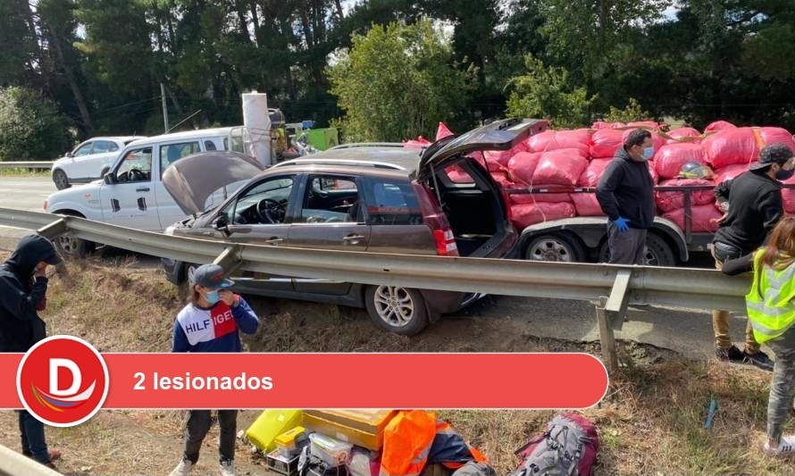 Alarma por accidente en ruta 5 Sur, comuna de Río Bueno