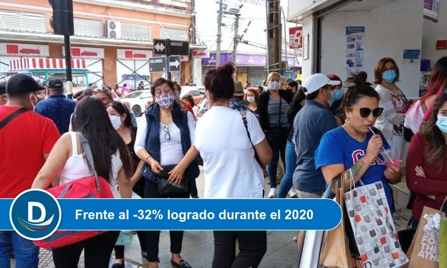 Valdivia redujo su movilidad sólo en un 20% durante marzo