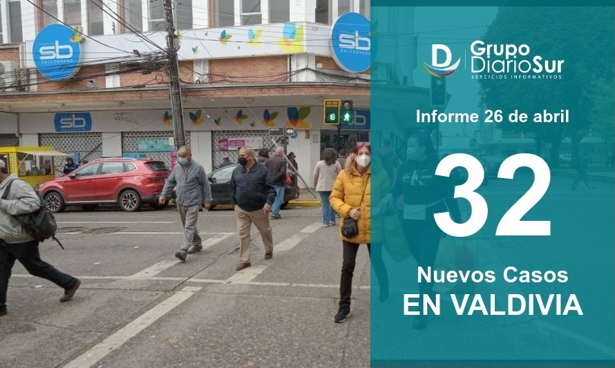 Valdivia reporta 32 contagios en su 1er día en Fase de Transición