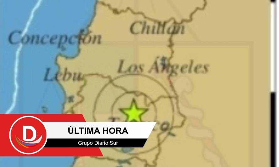 También se percibió en Los Ríos: Dos sismos afectaron a la zona centro sur