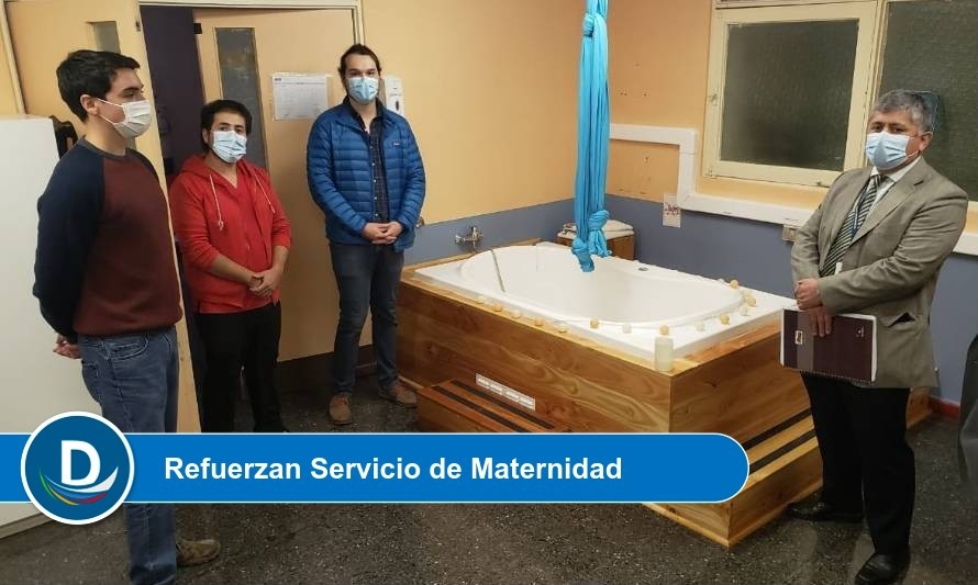 Hospital de Paillaco cuenta con nuevo equipamiento para partos en el agua