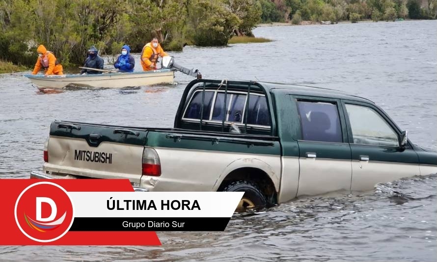 Confirmado: había dos cuerpos en el vehículo hundido en el lago de Chiloé