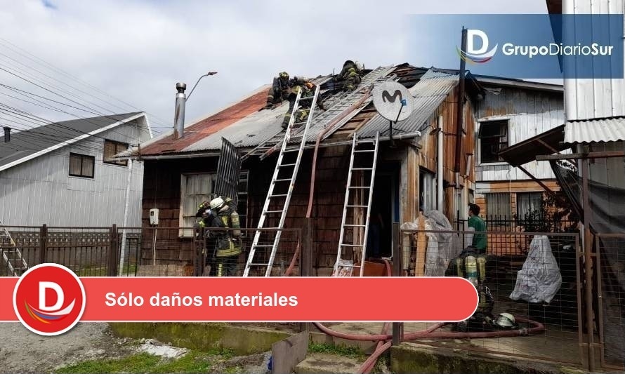 Incendio en Las Ánimas afectó a 2 viviendas y dejó 7 damnificados