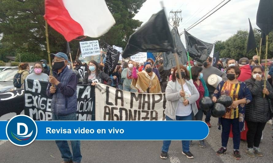 Tras manifestación de pobladores de la costa: se reestablece el tránsito en ruta Valdivia-Niebla