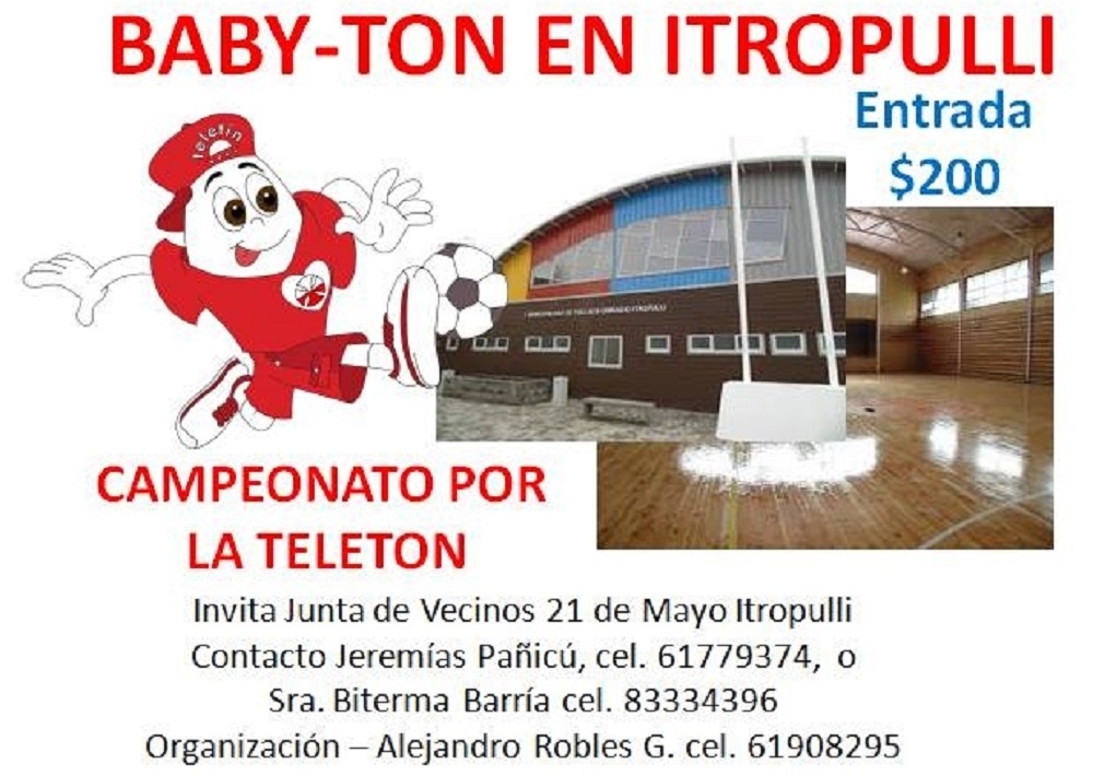 Itropulli demuestra su solidaridad con la realización de un Baby-Tón
