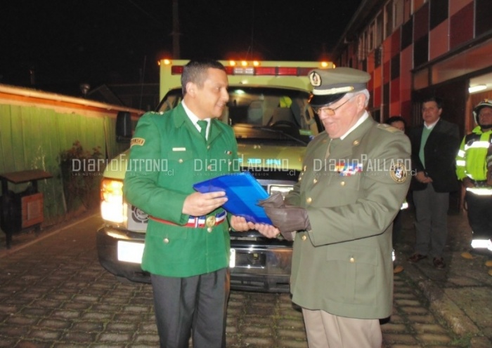 Cuerpo de Bomberos de Paillaco puso en funcionamiento su nuevo vehículo de rescate