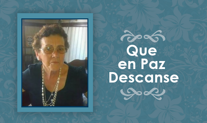 [Defunción] Falleció Femis del Carmen López Durán Q.E.P.D.