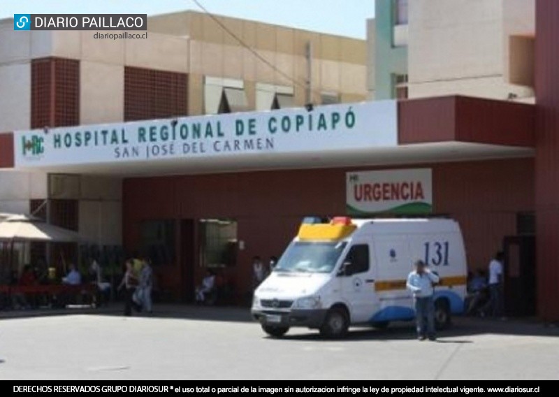 Paillaquino se encuentra grave en el Hospital de Copiapó
