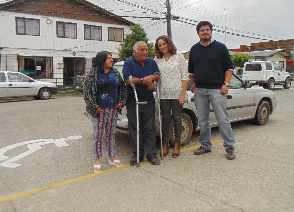 Municipalidad de Futronó habilitó estacionamientos para personas en situación de discapacidad