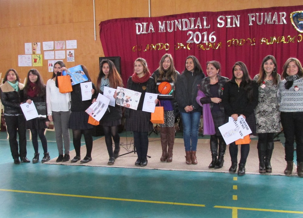  Liceo Rodulfo Amando Philippi conmemoró por primera vez el Día Mundial Sin Fumar 