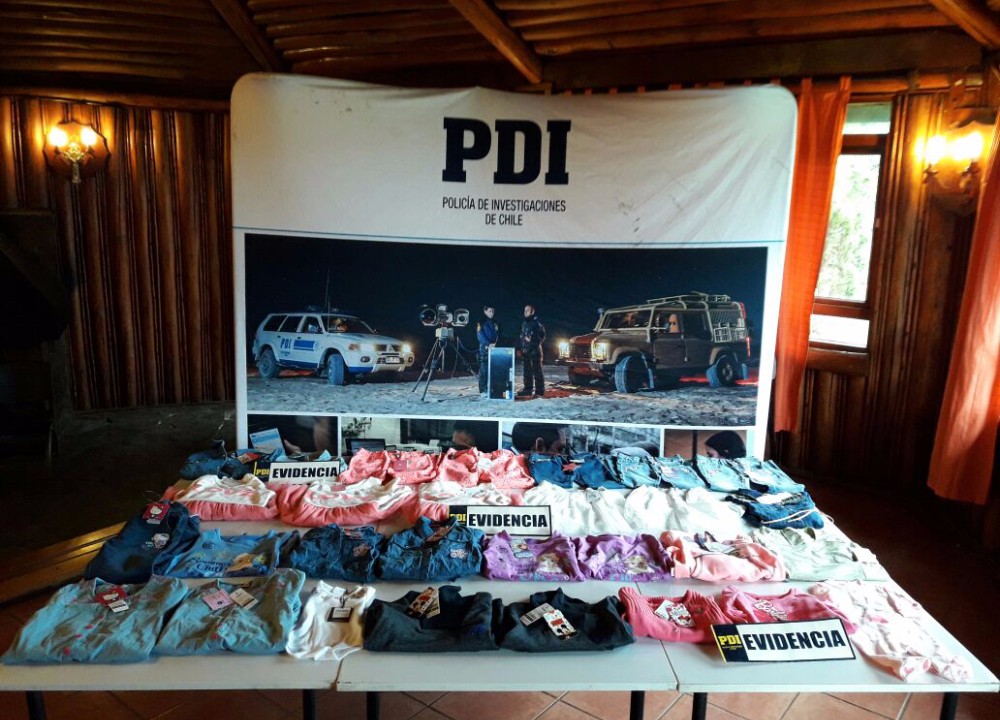 PDI desbarató banda santiaguina que habría cometido diversos hurtos en tiendas de Valdivia