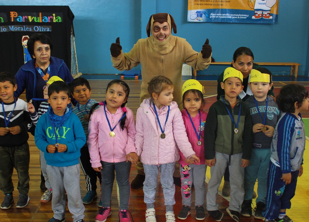 Escuela Olegario Morales Oliva realizó Primera Psico-Olimpiadas en Educación Parvularia 