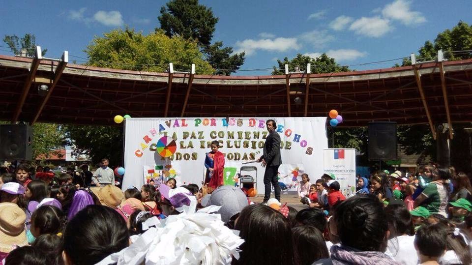En Paillaco se celebró Carnaval por los Derechos de las Niñas y Niños 