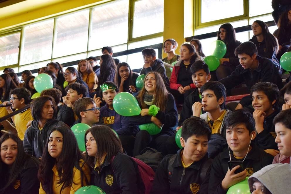 Centro de Estudiantes del Liceo de Paillaco ofreció cariñosa bienvenida a estudiantes nuevos